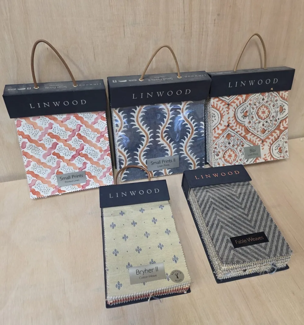 Linwood printed-linen and weave pattern books